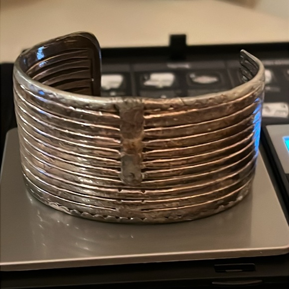 925 Sterling Silver Jewelry - Antique Sterling Silver Cuff Bracelet English